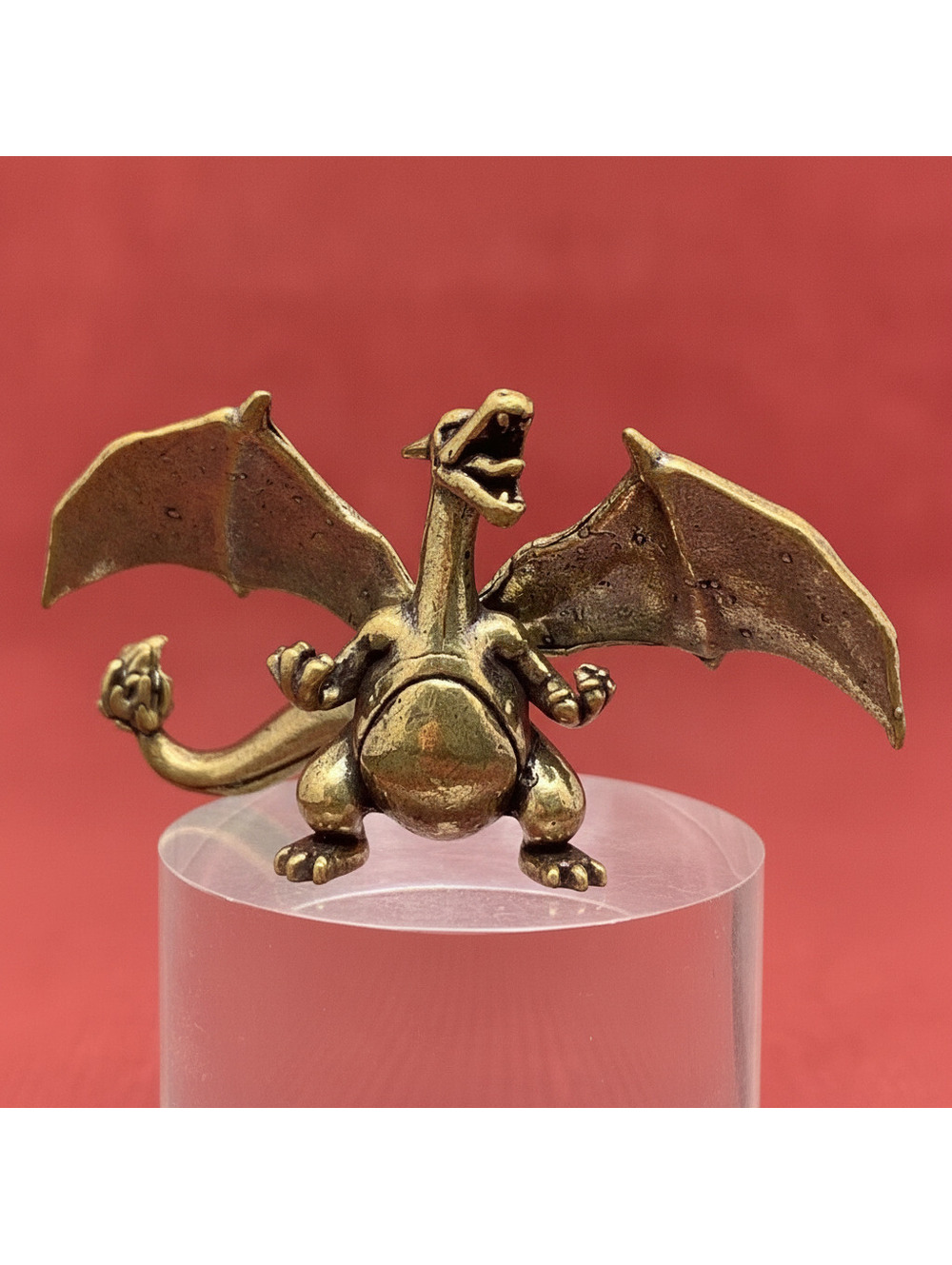 Brass Charizard Dragon Figurine Sculpture